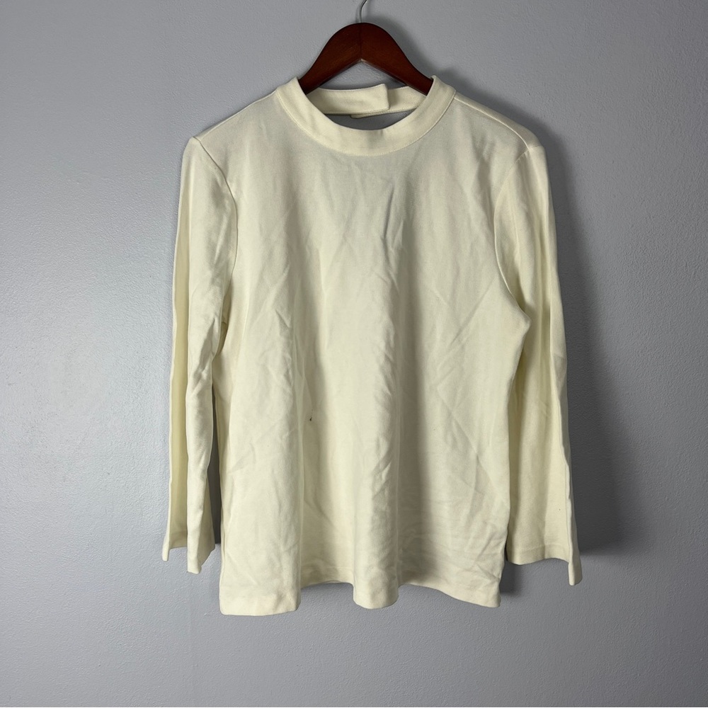 NWT Ann Taylor long sleeve cream top
